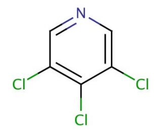 3,4,5-Trichloropyridine (CAS 33216-52-3) - chemical structure image