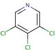3,4,5-Trichloropyridine (CAS 33216-52-3) - chemical structure image