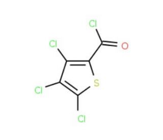 3,4,5-Trichlorothiophene-2-carbonyl chloride (CAS 24422-15-9) - chemical structure image