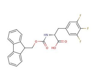 3,4,5-Trifluoro-D-phenylalanine, N-FMOC protected - chemical structure image