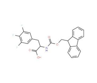 3,4,5-Trifluoro-L-phenylalanine, N-FMOC protected (CAS 205526-30-3) - chemical structure image