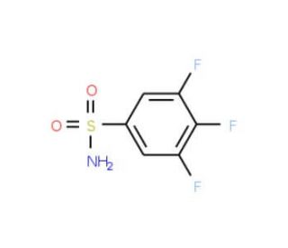 3,4,5-Trifluorobenzenesulfonamide (CAS 913472-55-6) - chemical structure image