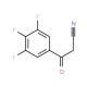 3,4,5-Trifluorobenzoylacetonitrile (CAS 842140-50-5) - chemical structure image