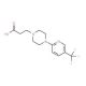 3-{4-[5-(Trifluoromethyl)pyridin-2-yl]piperazin-1-yl}propanoic acid - chemical structure image