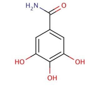 3,4,5-Trihydroxybenzamide (CAS 618-73-5) - chemical structure image