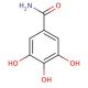 3,4,5-Trihydroxybenzamide (CAS 618-73-5) - chemical structure image