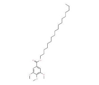 3,4,5-Trihydroxybenzoic acid stearyl ester (THS) (CAS 10361-12-3) - chemical structure image