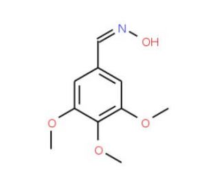 3,4,5-Trimethoxy-benzaldehyde oxime (CAS 39201-89-3) - chemical structure image