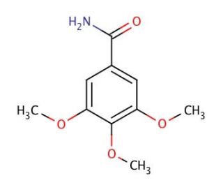 3,4,5-Trimethoxybenzamide (CAS 3086-62-2) - chemical structure image