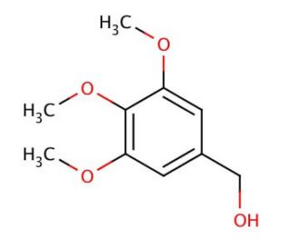 3,4,5-Trimethoxybenzyl alcohol (CAS 3840-31-1) - chemical structure image