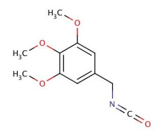 3,4,5-Trimethoxybenzyl isocyanate (CAS 351003-01-5) - chemical structure image