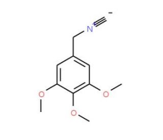 3,4,5-Trimethoxybenzylisocyanide (CAS 165459-74-5) - chemical structure image
