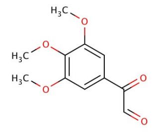 3,4,5-Trimethoxyphenylglyoxal (CAS 150114-69-5) - chemical structure image