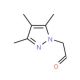 (3,4,5-Trimethyl-1H-pyrazol-1-yl)acetaldehyde - chemical structure image