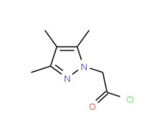 (3,4,5-Trimethyl-1H-pyrazol-1-yl)acetyl chloride - chemical structure image