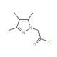 (3,4,5-Trimethyl-1H-pyrazol-1-yl)acetyl chloride - chemical structure image