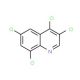 3,4,6,8-Tetrachloroquinoline (CAS 25771-78-2) - chemical structure image