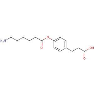 Caproyloxy Structure 3-(4-(6-Aminocaproyloxy)phenyl)propionic Acid | CAS 760127-60-4 | SCBT ...