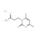 3-(4,6-Dimethyl-2-oxo-2H-pyrimidin-1-yl)-propionic acid hydrochloride - chemical structure image