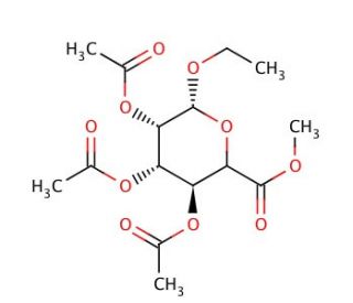 3,4,6-Tri-O-acetyl-&beta;-L-idopyranose, 1,2-(Methylorthoacetate) (CAS 50801-29-1) - chemical structure image