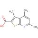 3,4,6-trimethylthieno[2,3-b]pyridine-2-carboxylic acid - chemical structure image