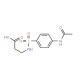 3-({[4-(acetylamino)phenyl]sulfonyl}amino)propanoic acid (CAS 7478-88-8) - chemical structure image