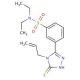 3-(4-Allyl-5-mercapto-4H-[1,2,4]triazol-3-yl)-N,N-diethyl-benzenesulfonamide - chemical structure image
