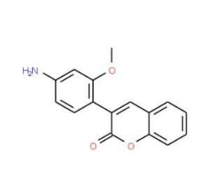3-(4-Amino-2-methoxy-phenyl)-chromen-2-one (CAS 335206-96-7) - chemical structure image
