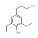 3-(4-Amino-3,5-diethylphenyl)propan-1-ol (CAS 1076198-78-1) - chemical structure image