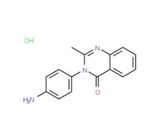 3-(4-Amino-phenyl)-2-methyl-3H-quinazolin-4-one hydrochloride - chemical structure image