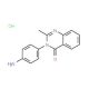 3-(4-Amino-phenyl)-2-methyl-3H-quinazolin-4-one hydrochloride - chemical structure image