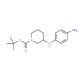 3-(4-amino-phenylamino)- piperidine-1-carboxylic acid tert-butyl ester (CAS 1159976-34-7) - chemical structure image