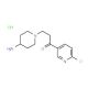 3-(4-Amino-piperidin-1-yl)-1-(6-chloro-pyridin-3-yl)-propan-1-one hydrochloride - chemical structure image