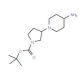 3-(4-Amino-piperidin-1-yl)pyrrolidine-1-carboxylic acid tert-butyl ester (CAS 885274-87-3) - chemical structure image