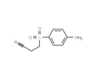 3-(4-Aminobenzenesulfonyl)propionitrile - chemical structure image
