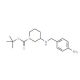 3-(4-aminobenzylamino)-piperidine-1-carboxylic acid tert-butyl ester (CAS 1189105-72-3) - chemical structure image