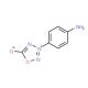 3-(4-Aminophenyl)-1,2,3,4-oxatriazol-3-ium-5-olate - chemical structure image