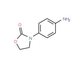 3-(4-Aminophenyl)-1,3-oxazolidin-2-one (CAS 22036-26-6) - chemical structure image
