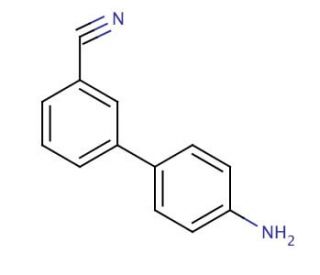 3-(4-Aminophenyl)benzonitrile (CAS 443998-73-0) - chemical structure image