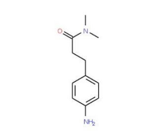 3-(4-Aminophenyl)-N,N-dimethylpropanamide (CAS 1018284-46-2) - chemical structure image
