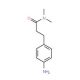 3-(4-Aminophenyl)-N,N-dimethylpropanamide (CAS 1018284-46-2) - chemical structure image