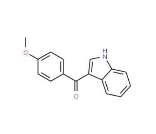 3-(4-Anisoyl)-indole (CAS 22051-15-6) - chemical structure image