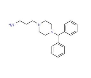 3-(4-Benzhydryl-1-piperazinyl)-1-propanamine (CAS 50971-75-0) - chemical structure image