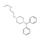 3-(4-Benzhydryl-1-piperazinyl)-N-ethyl-1-propanamine - chemical structure image