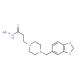 3-(4-Benzo[1,3]dioxol-5-ylmethyl-piperazin-1-yl)-propionic acid hydrazide - chemical structure image