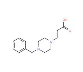 3-(4-Benzyl-piperazin-1-yl)-propionic acid - chemical structure image