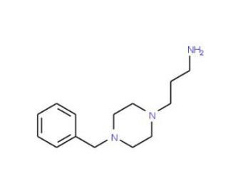 3-(4-Benzyl-piperazin-1-yl)-propylamine (CAS 4553-27-9) - chemical structure image