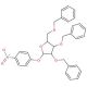 3,4-bis(benzyloxy)-2-(benzyloxymethyl)-5-(4-nitrophenoxy)-tetrahydrofuran - chemical structure image