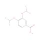 3,4-Bis(difluoromethoxy)benzoic Acid (CAS 162401-60-7) - chemical structure image