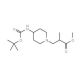 3-(4-Boc-amino-piperidin-1-yl)-2-methyl-propionic acid methyl ester (CAS 886364-51-8) - chemical structure image